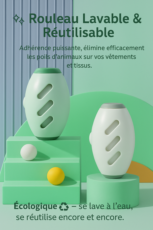 FurAway Roller™ – Rouleau Anti-Poils Réutilisable