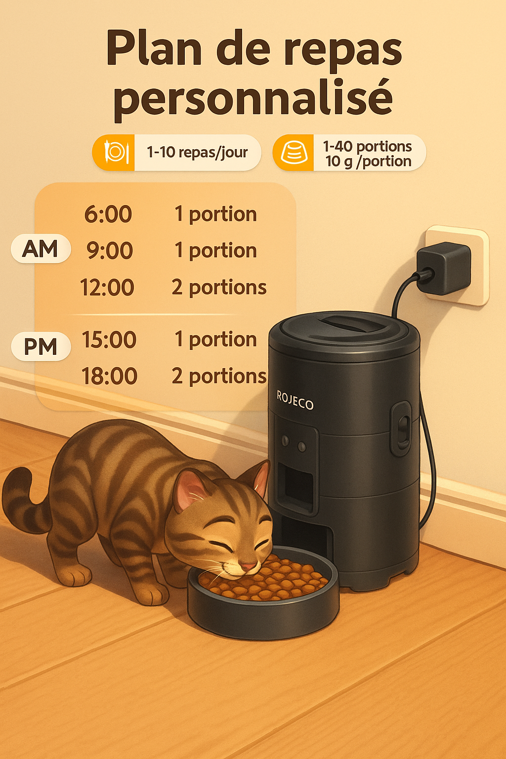 SmartFeeder+™ – Distributeur Automatique Wi-Fi 2L