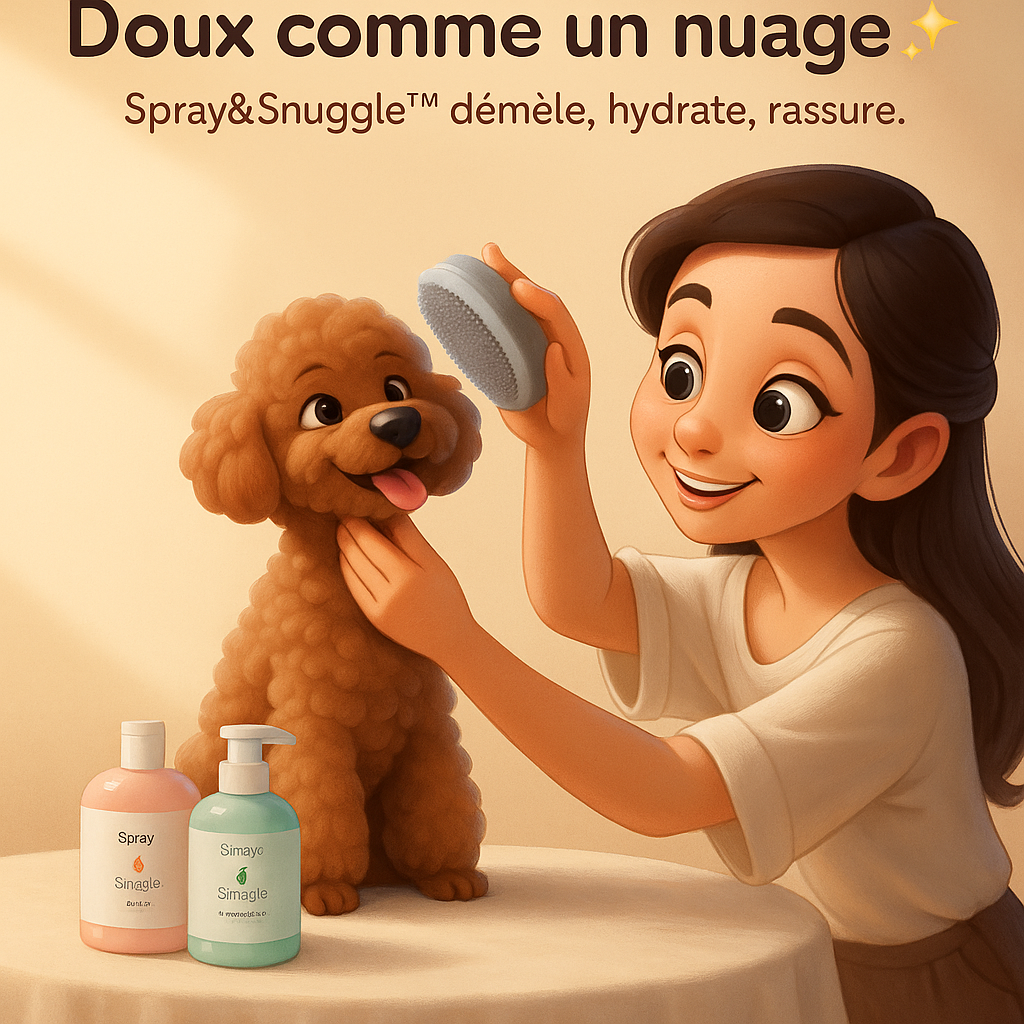 Spray&Snuggle™ – Brosse pulvérisateur 2-en-1